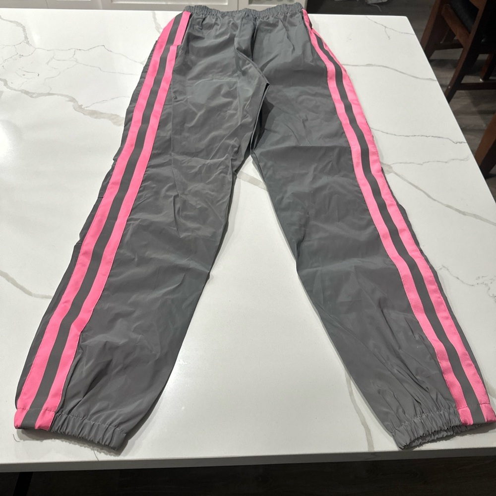 Fashion Nova Swish Belted Cargo Windbreaker Jogger NWT